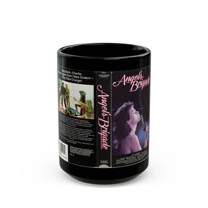 AGELS BRIGADE (VHS COVER) - Black Coffee Mug-15oz-Go Mug Yourself