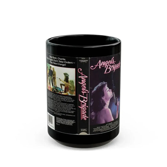 AGELS BRIGADE (VHS COVER) - Black Coffee Mug 15oz - Go Mug Yourself