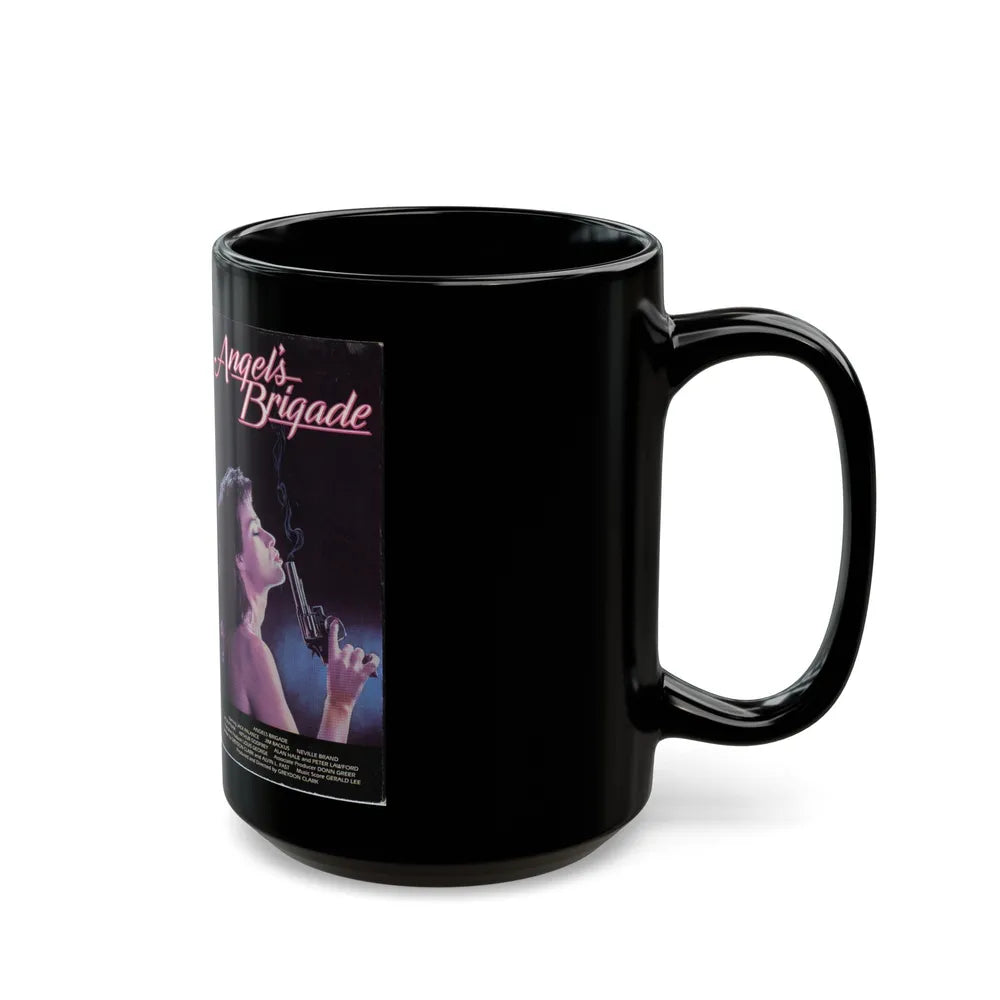 AGELS BRIGADE (VHS COVER) - Black Coffee Mug-Go Mug Yourself