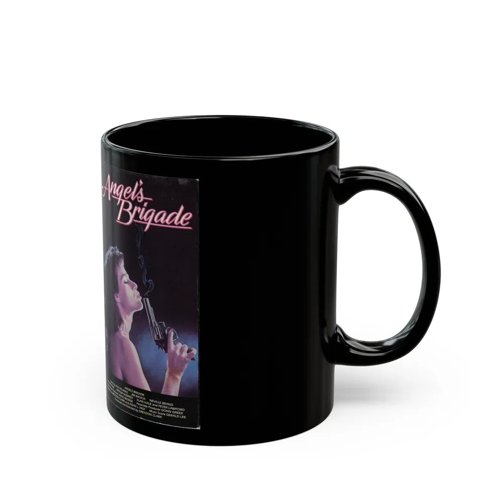 AGELS BRIGADE (VHS COVER) - Black Coffee Mug-Go Mug Yourself