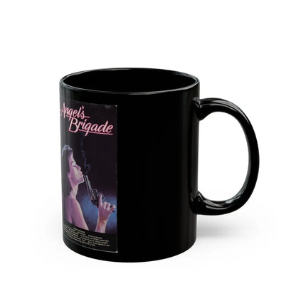 AGELS BRIGADE (VHS COVER) - Black Coffee Mug-Go Mug Yourself