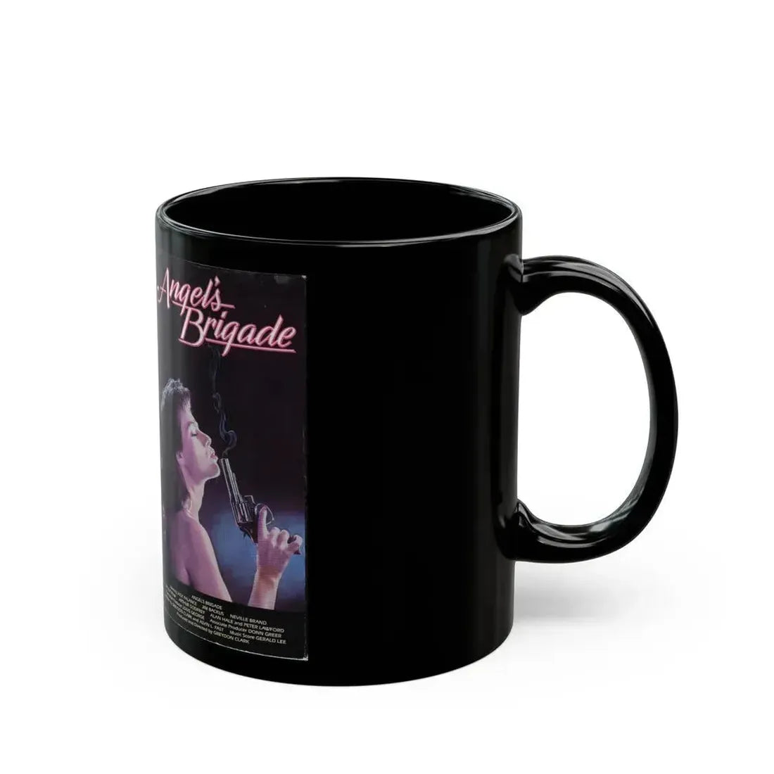 AGELS BRIGADE (VHS COVER) - Black Coffee Mug - Go Mug Yourself