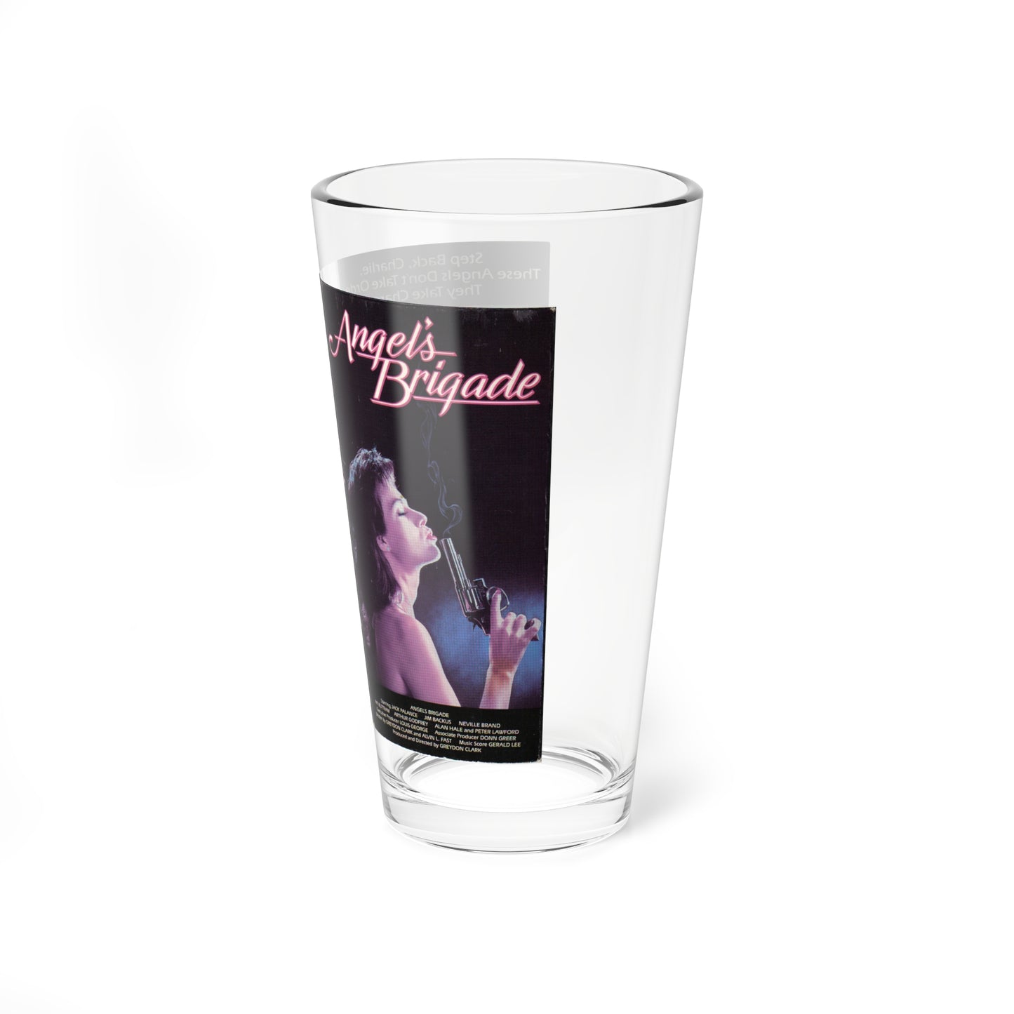 AGELS BRIGADE (VHS COVER) Pint Glass 16oz-Go Mug Yourself