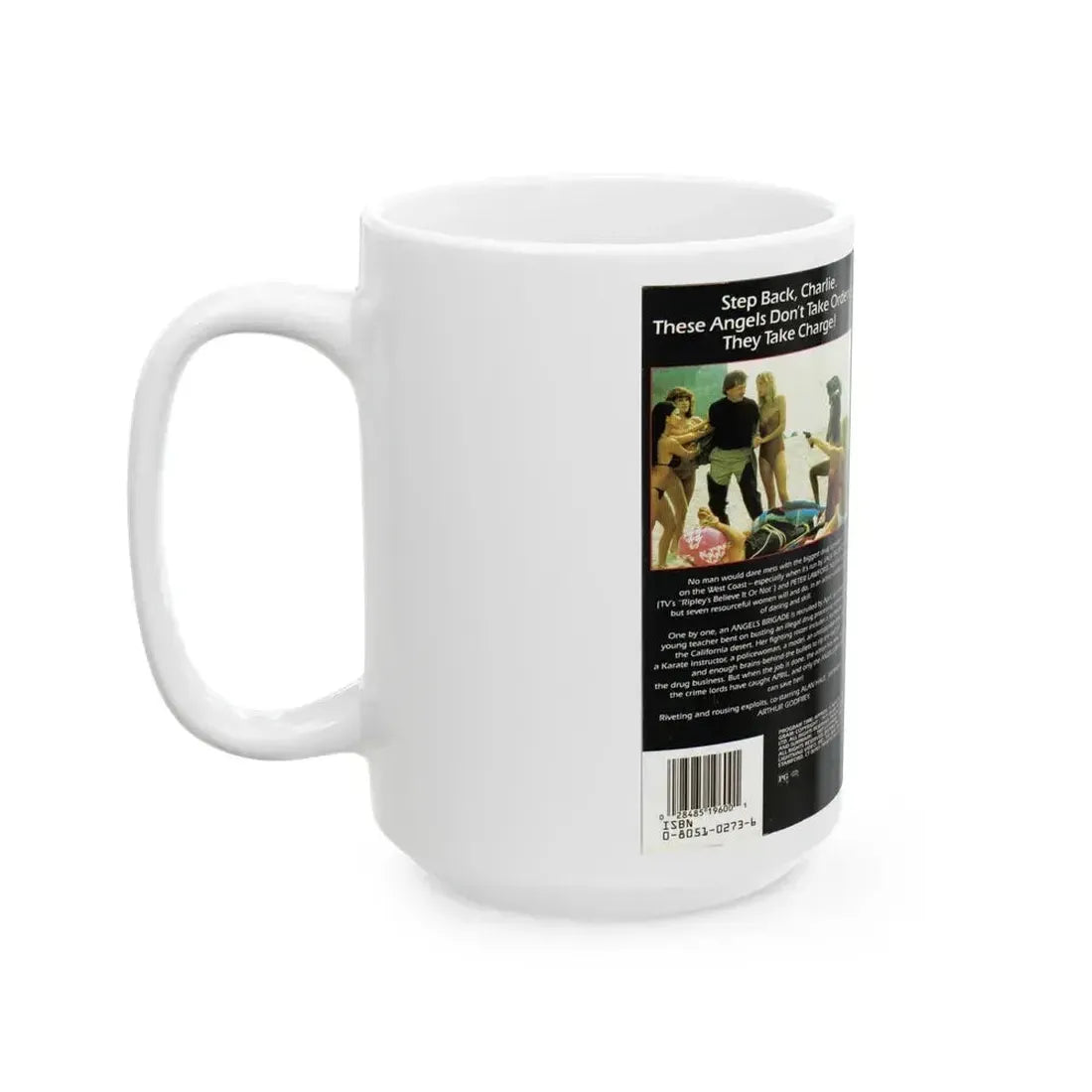 AGELS BRIGADE (VHS COVER) - White Coffee Mug - Go Mug Yourself