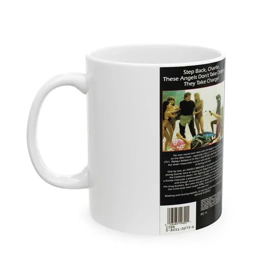 AGELS BRIGADE (VHS COVER) - White Coffee Mug - Go Mug Yourself