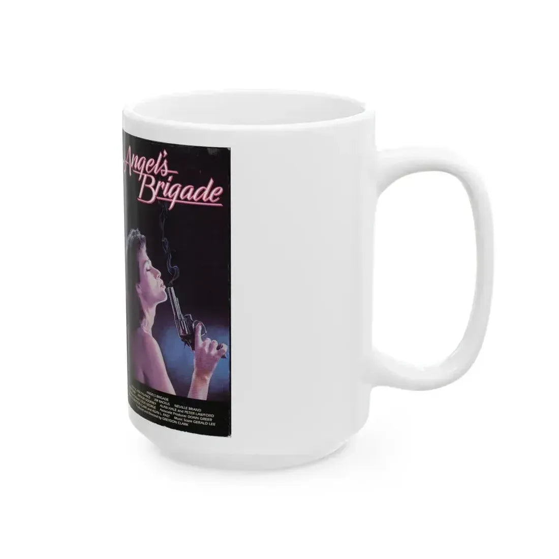 AGELS BRIGADE (VHS COVER) - White Coffee Mug - Go Mug Yourself