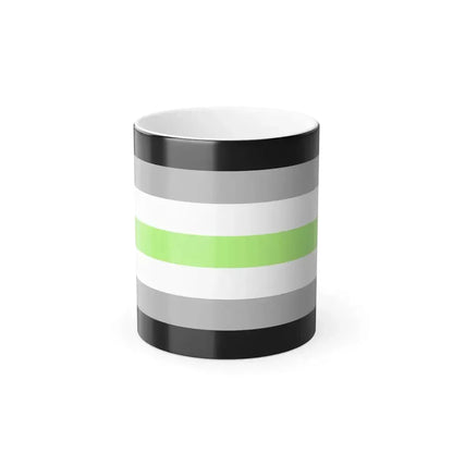 Agender Pride Flag - Color Changing Mug 11oz 11oz - Go Mug Yourself