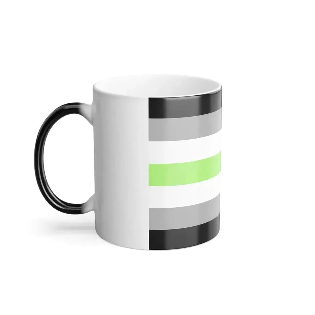 Agender Pride Flag - Color Changing Mug 11oz - Go Mug Yourself