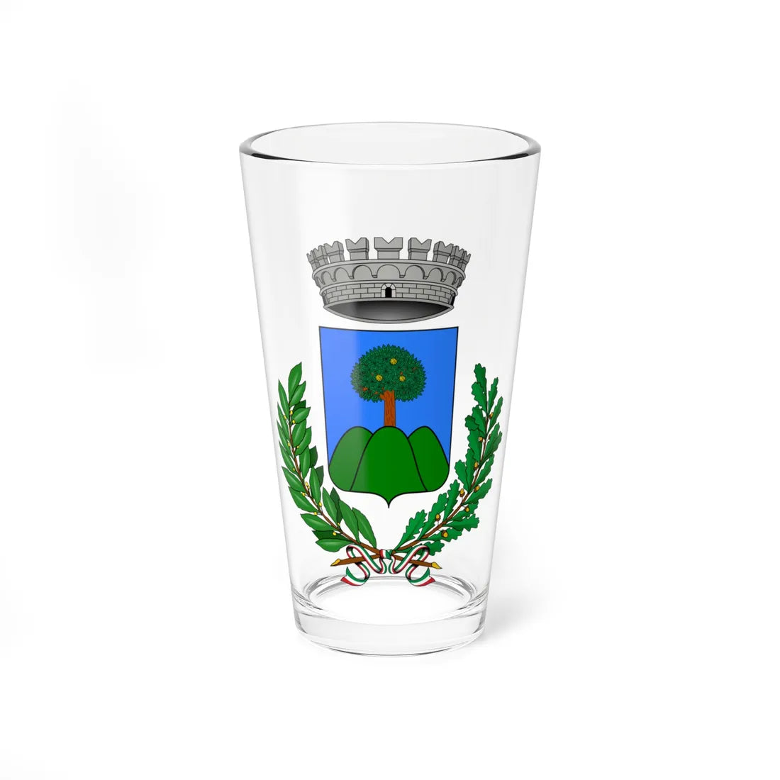 Agerola-Stemma (Italy) (Coat of Arms) Pint Glass 16oz 16oz - Go Mug Yourself