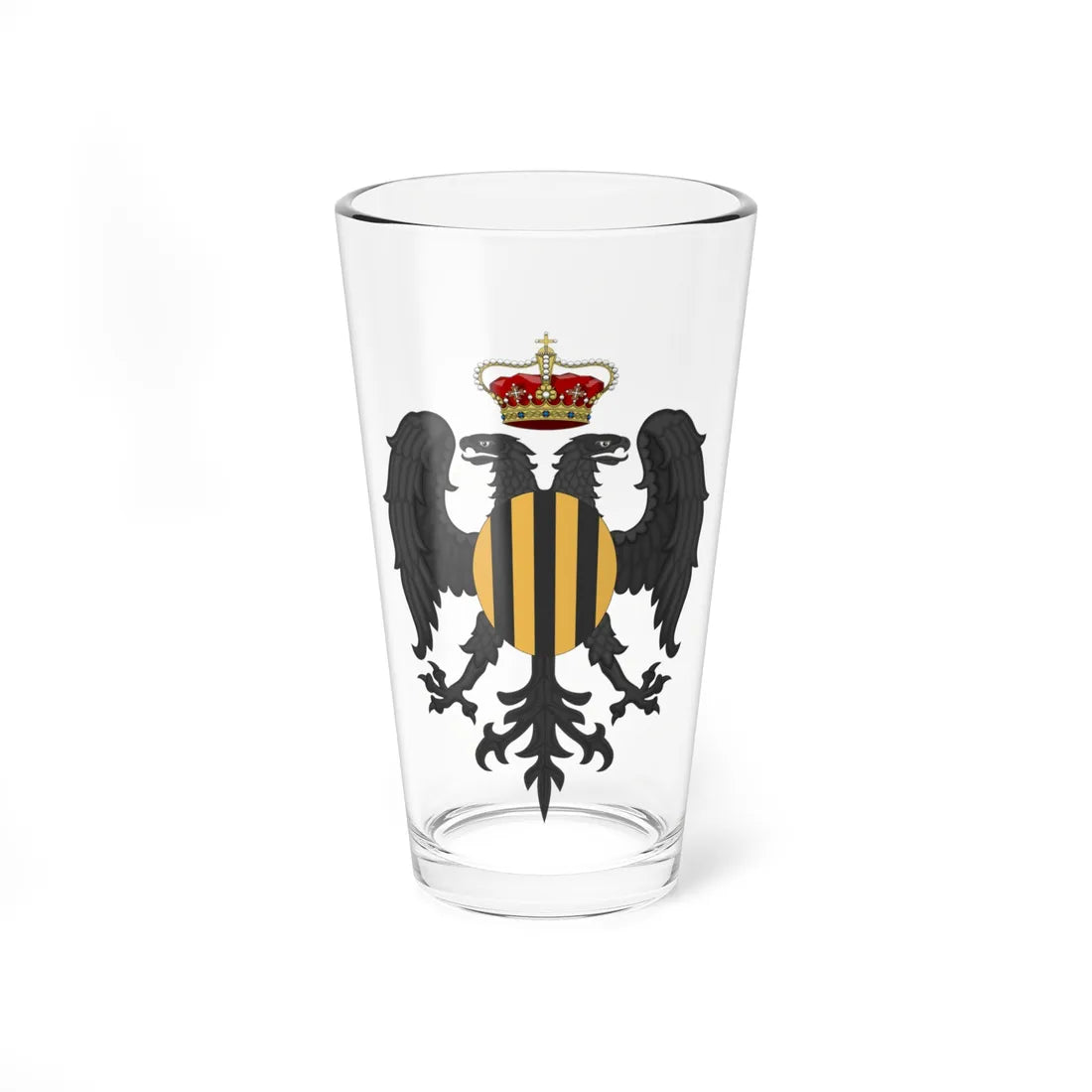 Agliata-Stemma (Italy) (Coat of Arms) Pint Glass 16oz 16oz - Go Mug Yourself