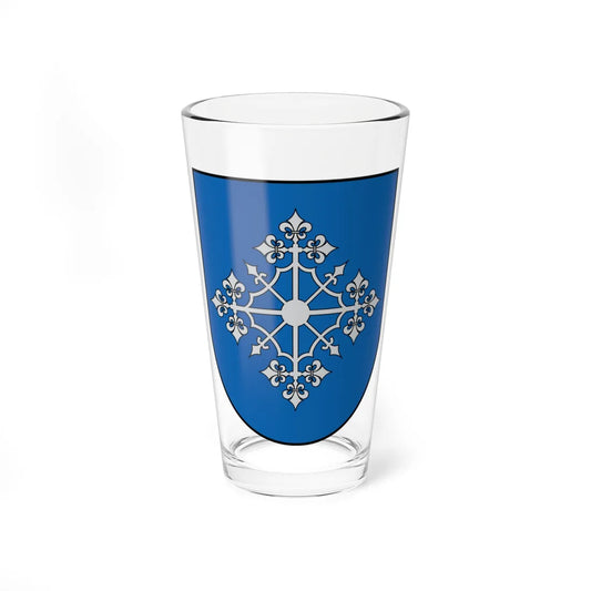 Aglonas novads COA (Latvia) (Coat of Arms) Pint Glass 16oz 16oz - Go Mug Yourself