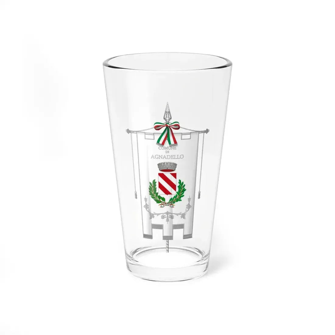 Agnadello-Gonfalone (Italy) Pint Glass 16oz 16oz - Go Mug Yourself