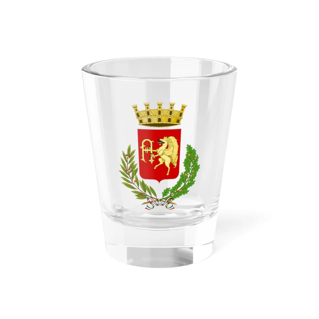 Agnone-Stemma (Italy) (Coat of Arms) Shot Glass 1.5oz 1.5oz - Go Mug Yourself