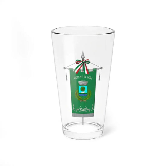 Agra-Gonfalone (Italy) Pint Glass 16oz 16oz - Go Mug Yourself