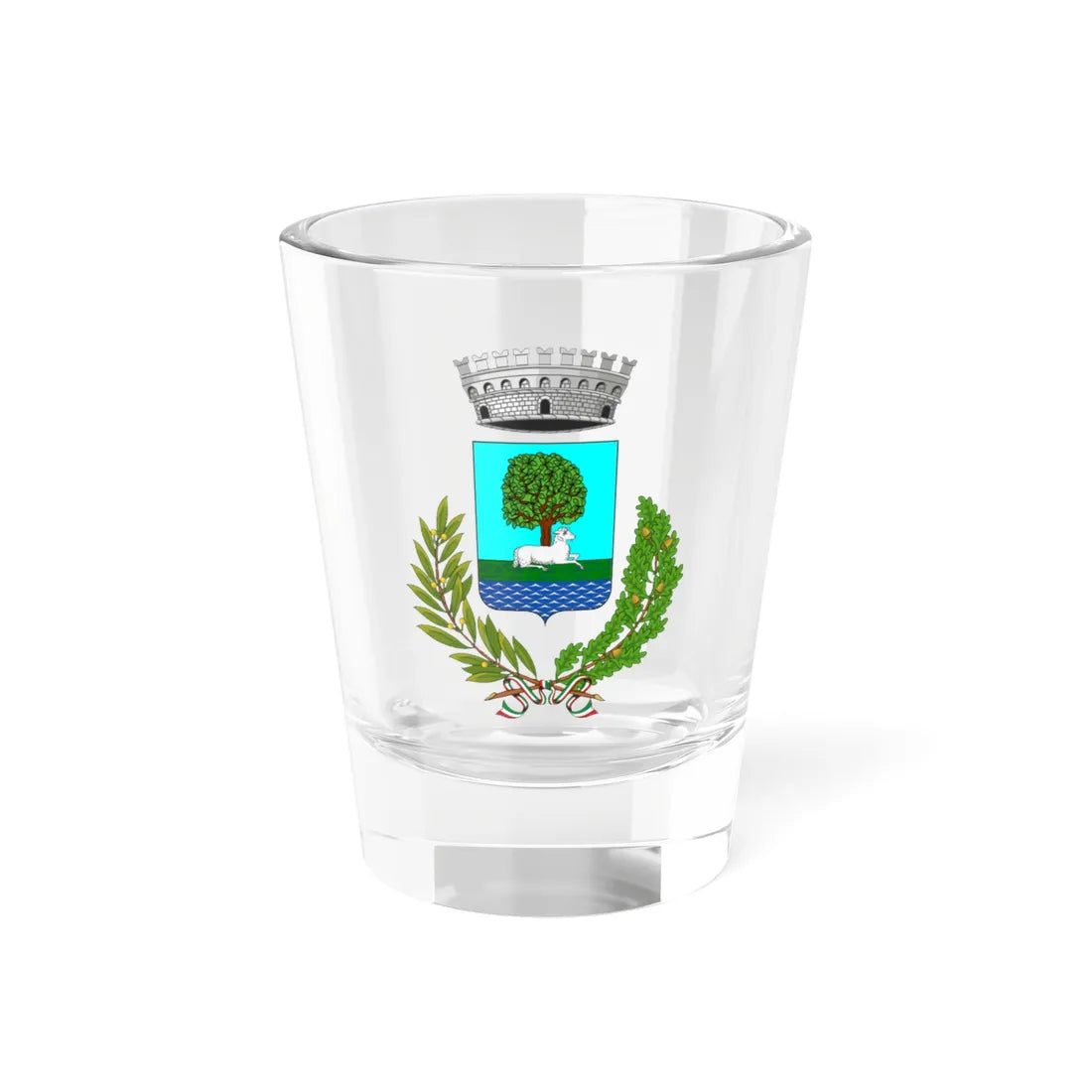 Agra-Stemma (Italy) (Coat of Arms) Shot Glass 1.5oz 1.5oz - Go Mug Yourself