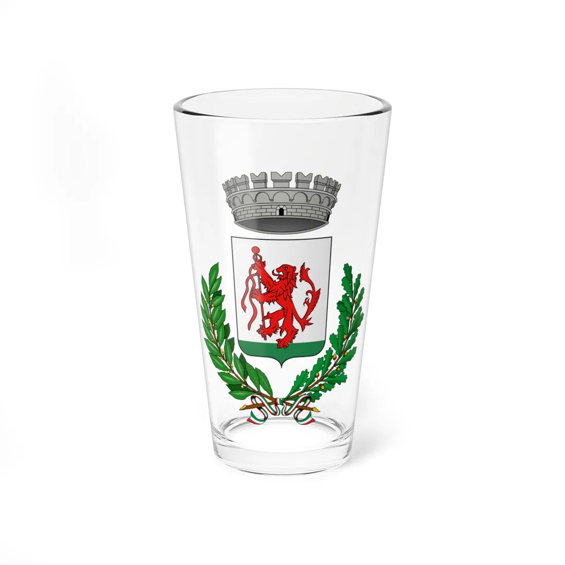 Agrate Brianza-Stemma (Italy) (Coat of Arms) Pint Glass 16oz 16oz - Go Mug Yourself