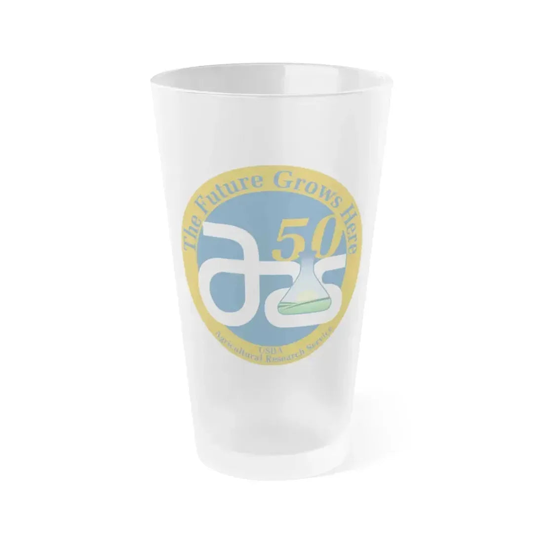 Agricultural Research Service - Frosted Pint Glass 16oz 16oz Frosted - Go Mug Yourself