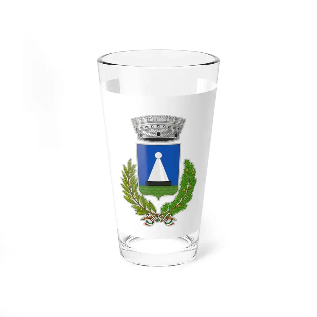Agugliano-Bandiera (Italy) Pint Glass 16oz 16oz - Go Mug Yourself