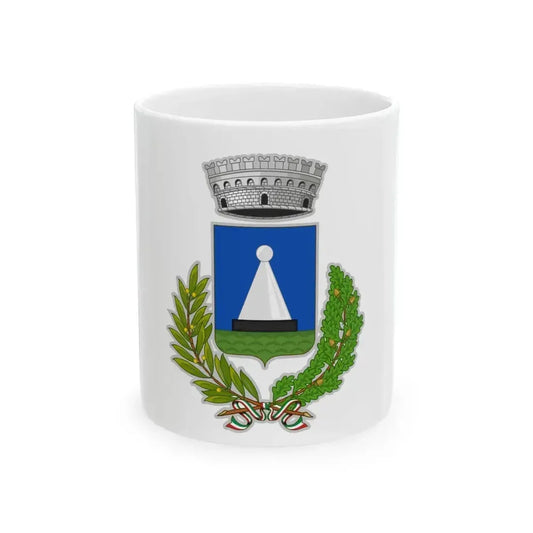 Agugliano-Bandiera (Italy) White Coffee Mug 11oz - Go Mug Yourself