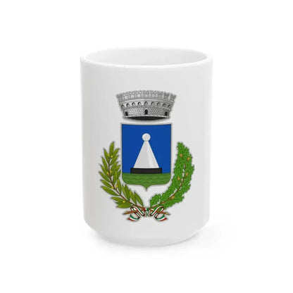 Agugliano-Bandiera (Italy) White Coffee Mug 15oz - Go Mug Yourself