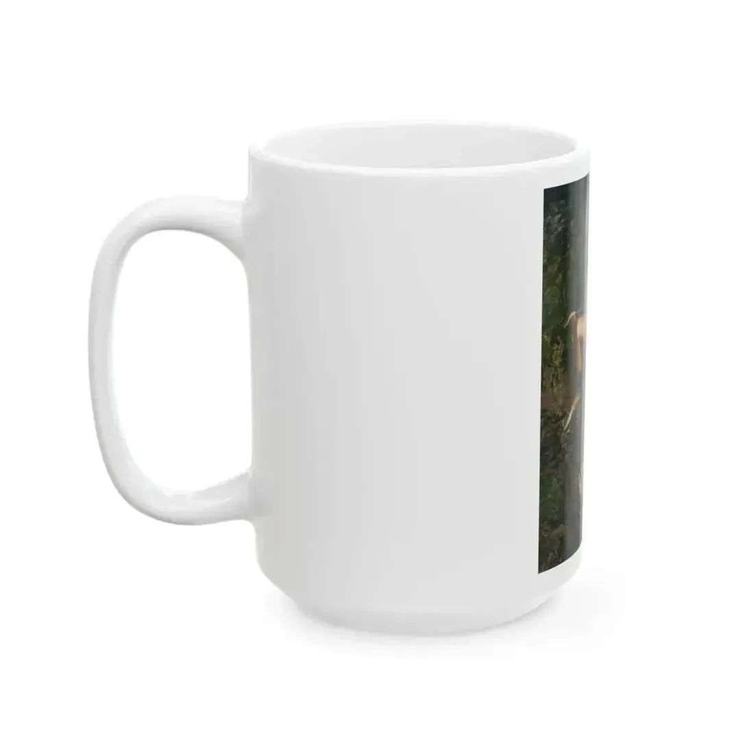 Ahuitzotl and the Ocelot, With Cortez the Conqueror book illustration, 1917 - White Coffee Mug - Go Mug Yourself