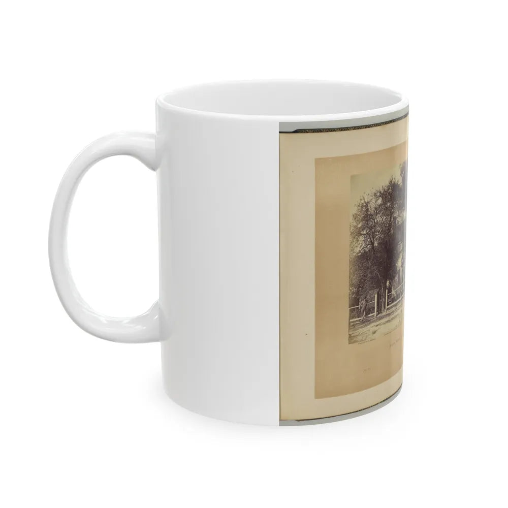 Aiken House On Weldon Railroad, Virginia (U.S. Civil War) White Coffee Mug-Go Mug Yourself