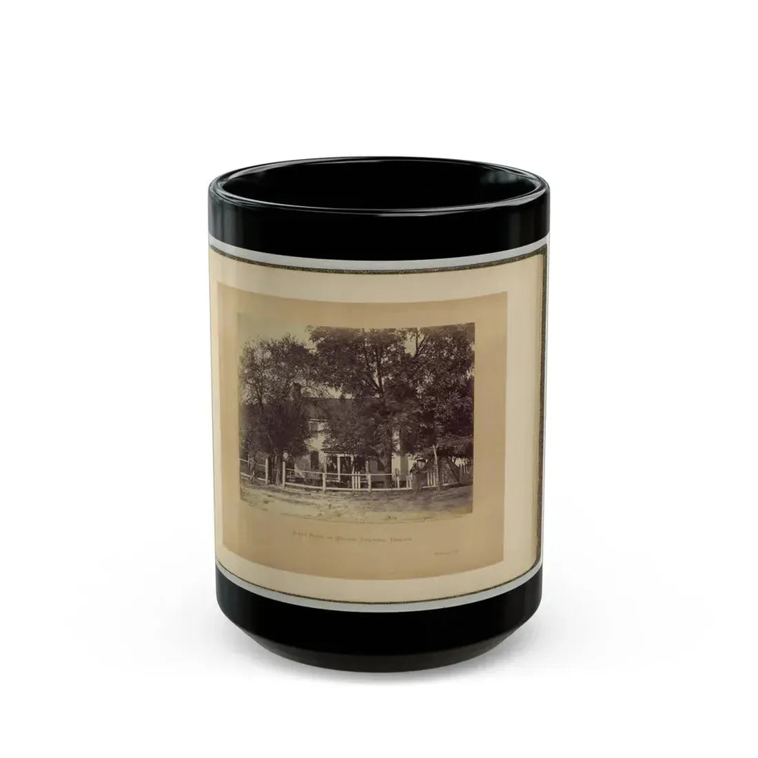 Aiken House On Weldon Railroad, Virginia (U.S. Civil War) Black Coffee Mug 15oz - Go Mug Yourself