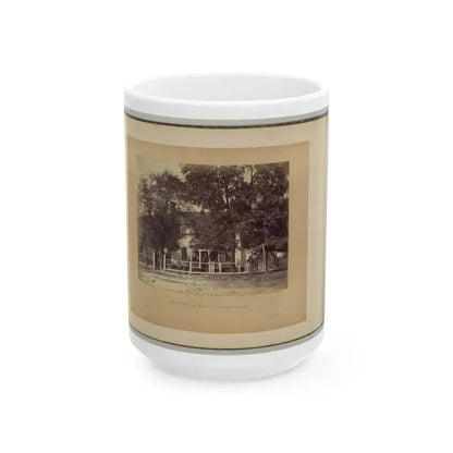 Aiken House On Weldon Railroad, Virginia (U.S. Civil War) White Coffee Mug 15oz - Go Mug Yourself
