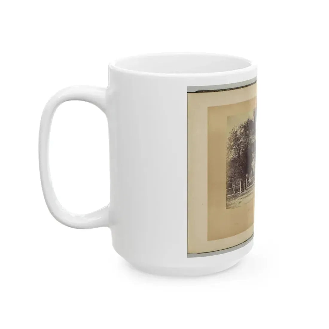 Aiken House On Weldon Railroad, Virginia (U.S. Civil War) White Coffee Mug - Go Mug Yourself