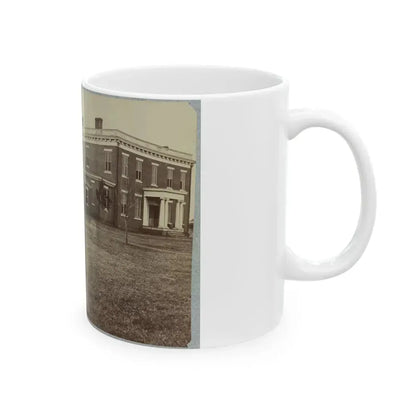 Aiken's House, James River, Va. 001 (U.S. Civil War) White Coffee Mug - Go Mug Yourself
