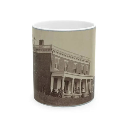 Aiken's House, James River, Va. 002(2) (U.S. Civil War) White Coffee Mug 11oz - Go Mug Yourself