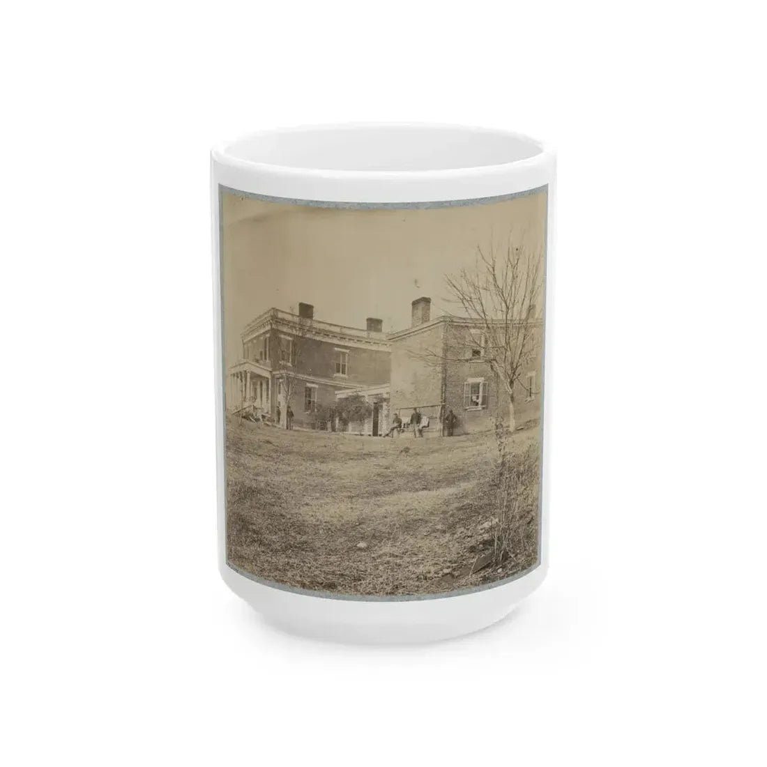 Aiken's House, James River, Va.(2) (U.S. Civil War) White Coffee Mug 15oz - Go Mug Yourself