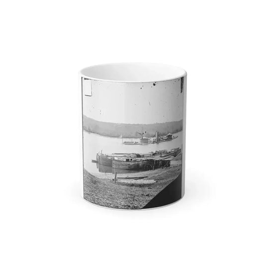 Aiken's Landing, Va.  Double-Turreted Monitor U.S.S. Onondaga on the James (U.S. Civil War) Color Changing Coffee Mug 11oz Default Title 11oz - Go Mug Yourself