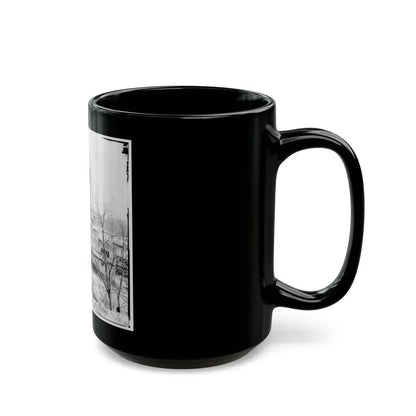 Aiken's Landing, Va.  Steamer New York Waiting For Exchange Of Prisoners (U.S. Civil War) Black Coffee Mug - Go Mug Yourself