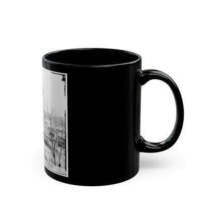 Aiken's Landing, Va.  Steamer New York Waiting For Exchange Of Prisoners (U.S. Civil War) Black Coffee Mug - Go Mug Yourself