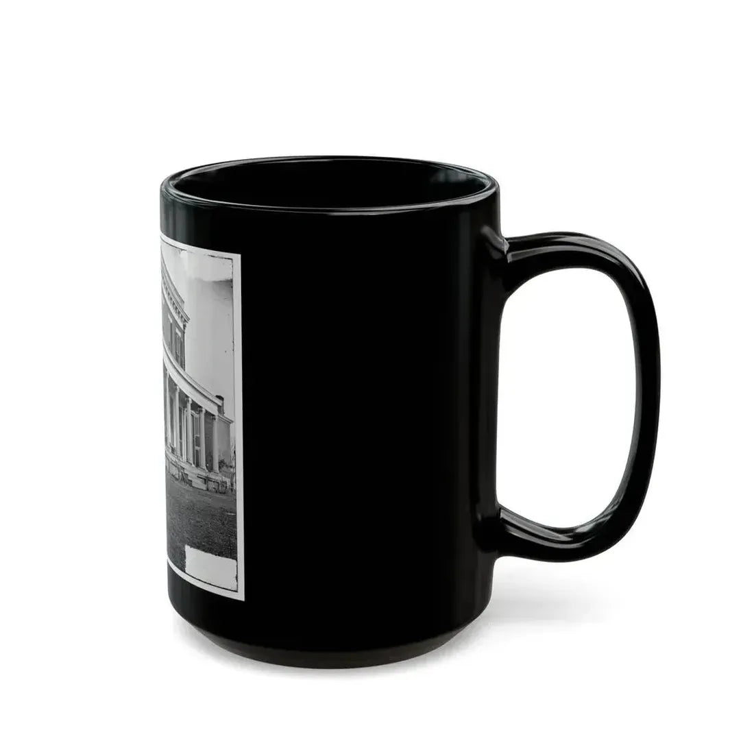 Aiken's Landing, Virginia (Vicinity). Aiken House On James River (U.S. Civil War) Black Coffee Mug - Go Mug Yourself