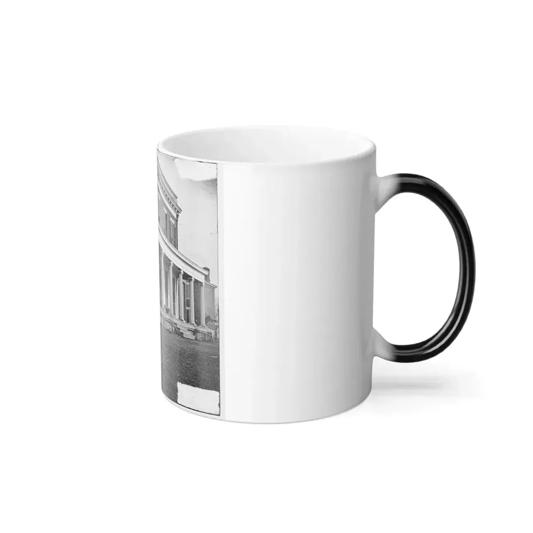 Aiken's Landing, Virginia (Vicinity). Aiken House on James River (U.S. Civil War) Color Changing Coffee Mug 11oz - Go Mug Yourself