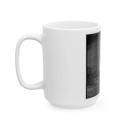 Aiken's Landing, Virginia (Vicinity). Aiken House On James River (U.S. Civil War) White Coffee Mug - Go Mug Yourself