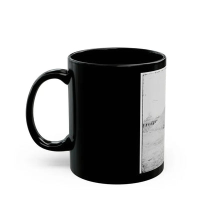 Aiken's Landing, Virginia (Vicinity). Battery Abbot, Fort Brady. (Battery Named For Col. Henry L. Abbot, 1st Conn. H. Artillery) (U.S. Civil War) Black Coffee Mug - Go Mug Yourself
