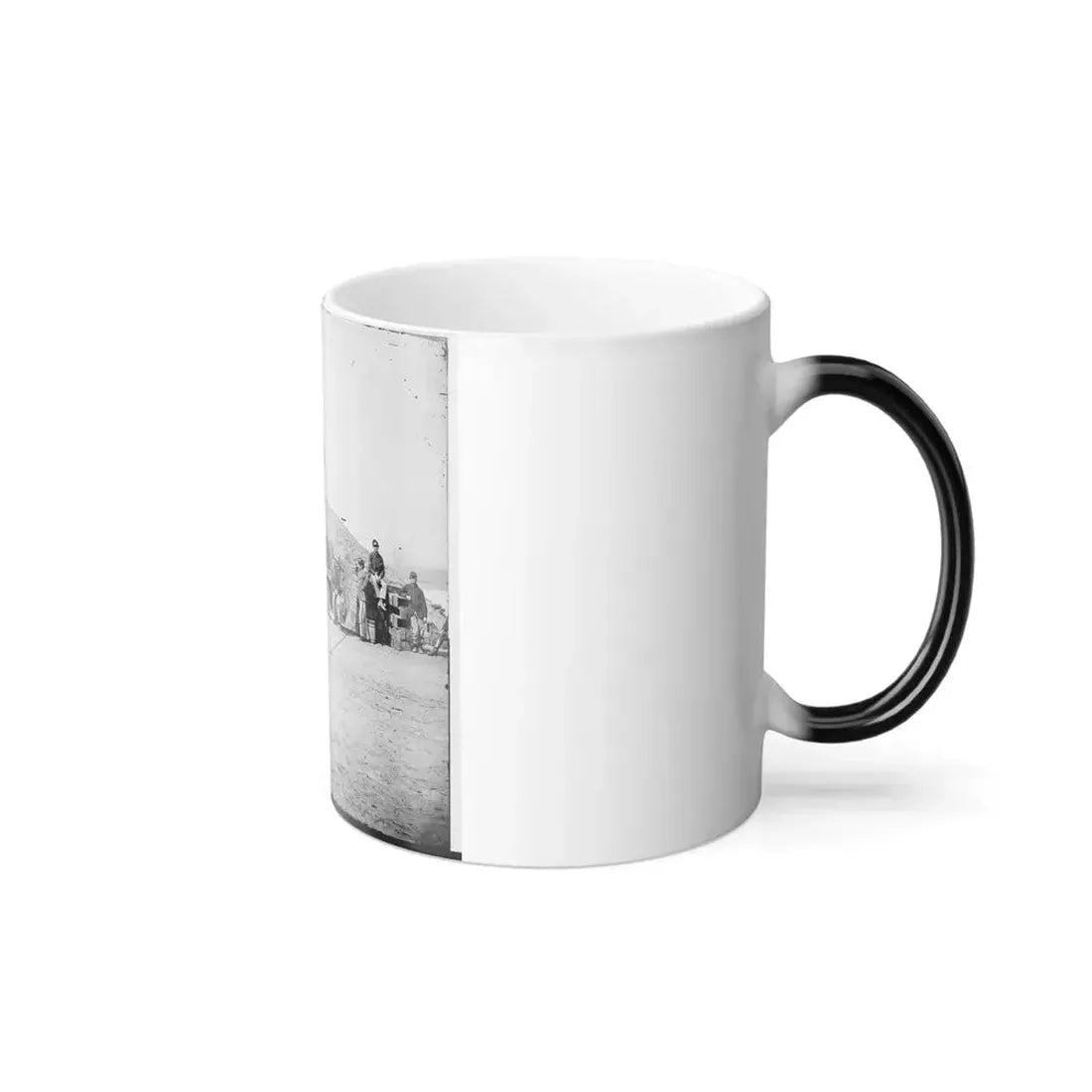 Aiken's Landing, Virginia (Vicinity). Battery Abbot, Fort Brady. (Battery Named for Col. Henry L. Abbot, 1St Conn. H. Artillery) (U.S. Civil War) Color Changing Coffee Mug 11oz - Go Mug Yourself
