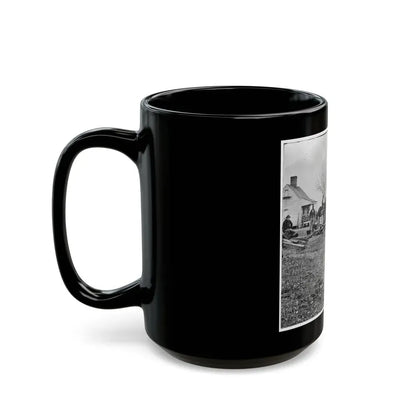 Aiken's Landing, Virginia (Vicinity). Negro Group At Aiken's Farm (U.S. Civil War) Black Coffee Mug - Go Mug Yourself