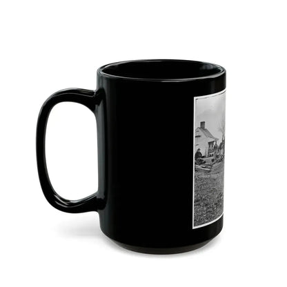 Aiken's Landing, Virginia (Vicinity). Negro Group At Aiken's Farm (U.S. Civil War) Black Coffee Mug - Go Mug Yourself