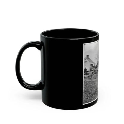 Aiken's Landing, Virginia (Vicinity). Negro Group At Aiken's Farm (U.S. Civil War) Black Coffee Mug - Go Mug Yourself