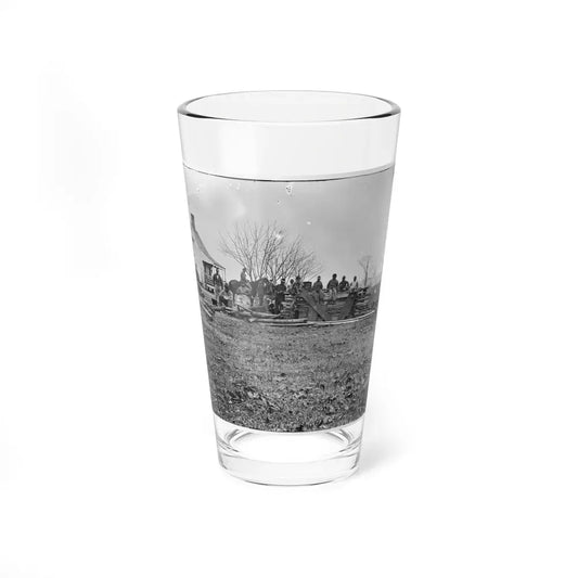 Aiken's Landing, Virginia (Vicinity). Negro Group At Aiken's Farm (U.S. Civil War) Pint Glass 16oz 16oz - Go Mug Yourself