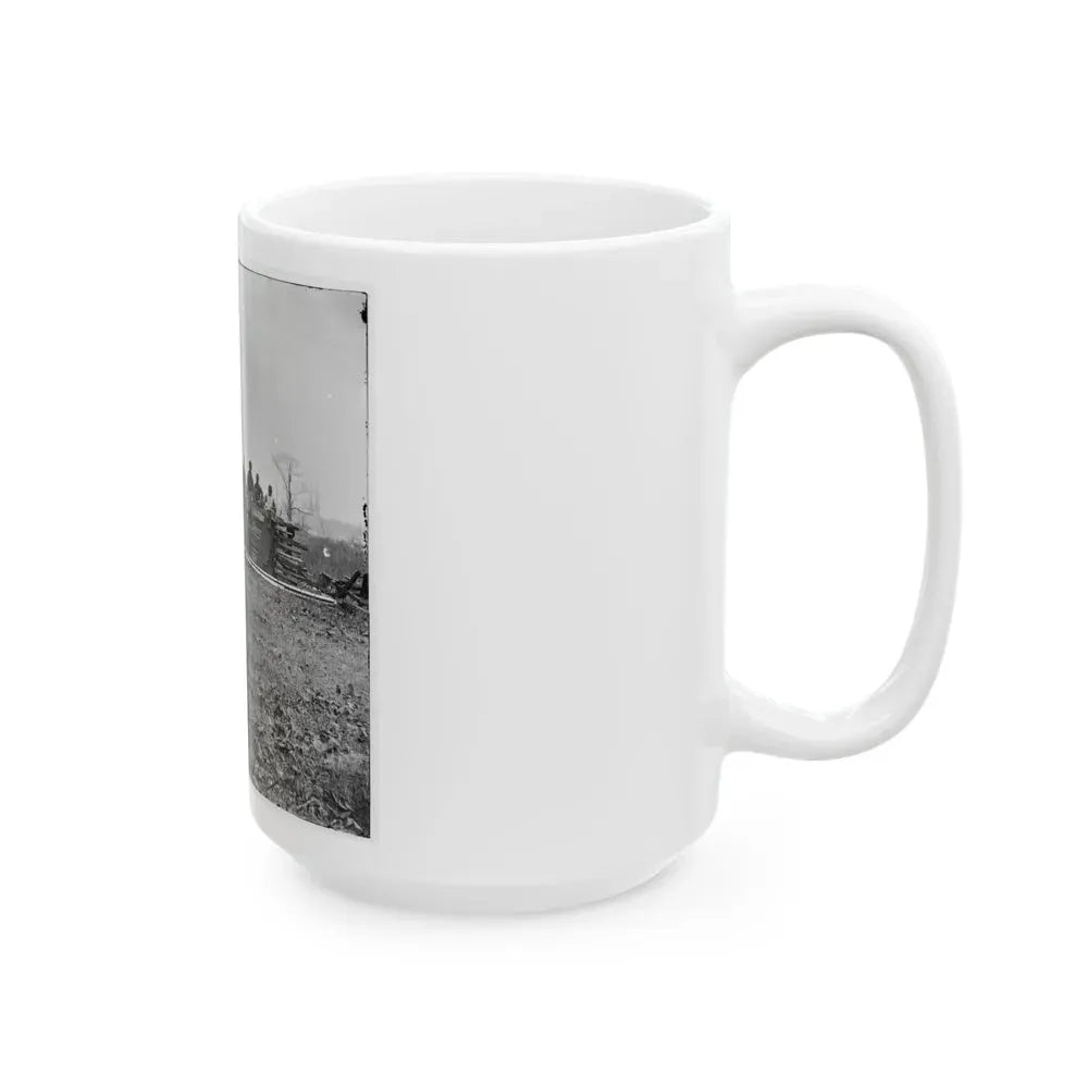 Aiken's Landing, Virginia (Vicinity). Negro Group At Aiken's Farm (U.S. Civil War) White Coffee Mug - Go Mug Yourself