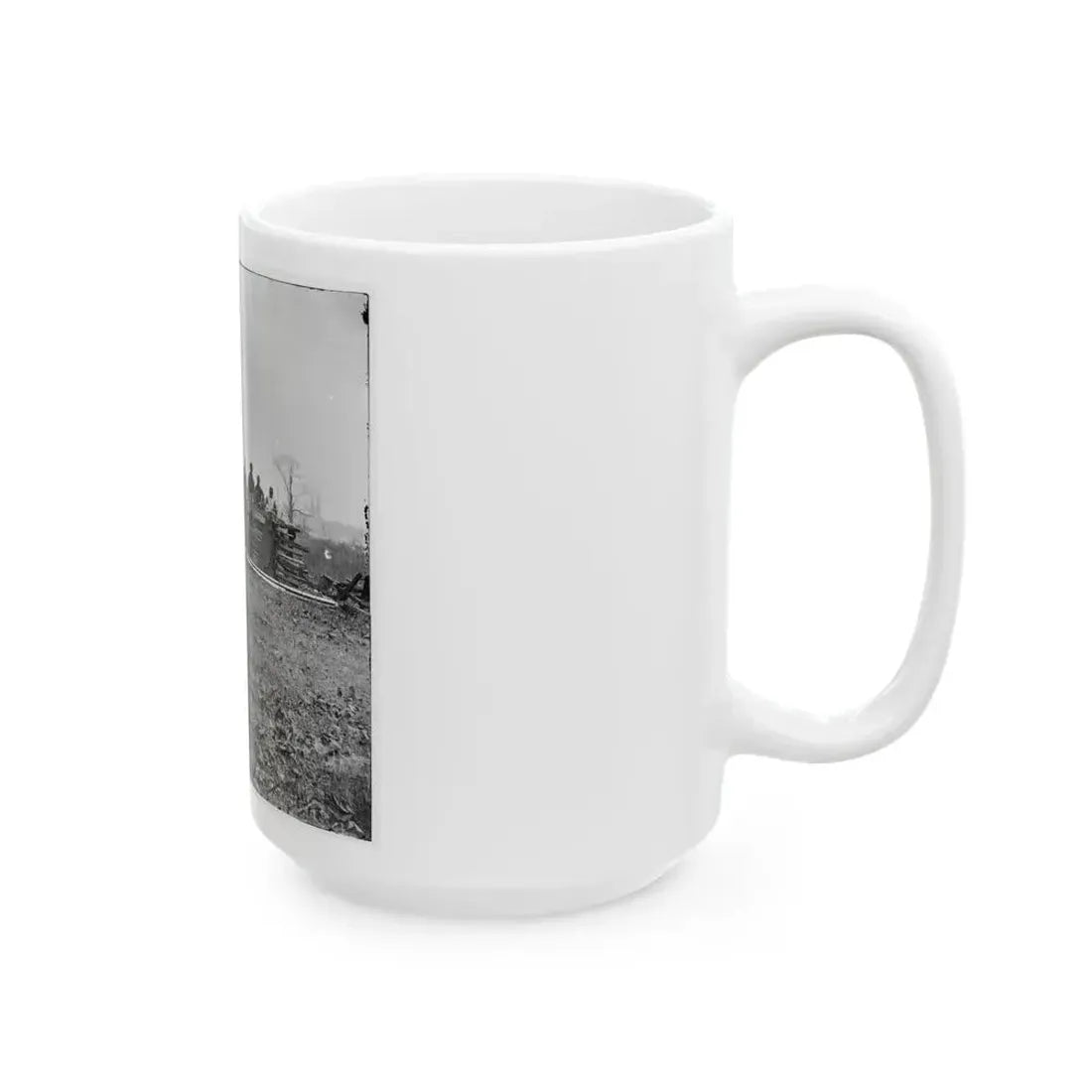 Aiken's Landing, Virginia (Vicinity). Negro Group At Aiken's Farm (U.S. Civil War) White Coffee Mug - Go Mug Yourself