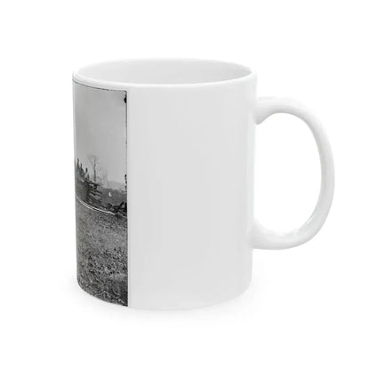 Aiken's Landing, Virginia (Vicinity). Negro Group At Aiken's Farm (U.S. Civil War) White Coffee Mug - Go Mug Yourself
