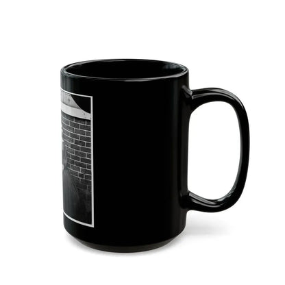 Aiken's Landing, Virginia (Vicinity). Young Girl At Aiken House (U.S. Civil War) Black Coffee Mug - Go Mug Yourself