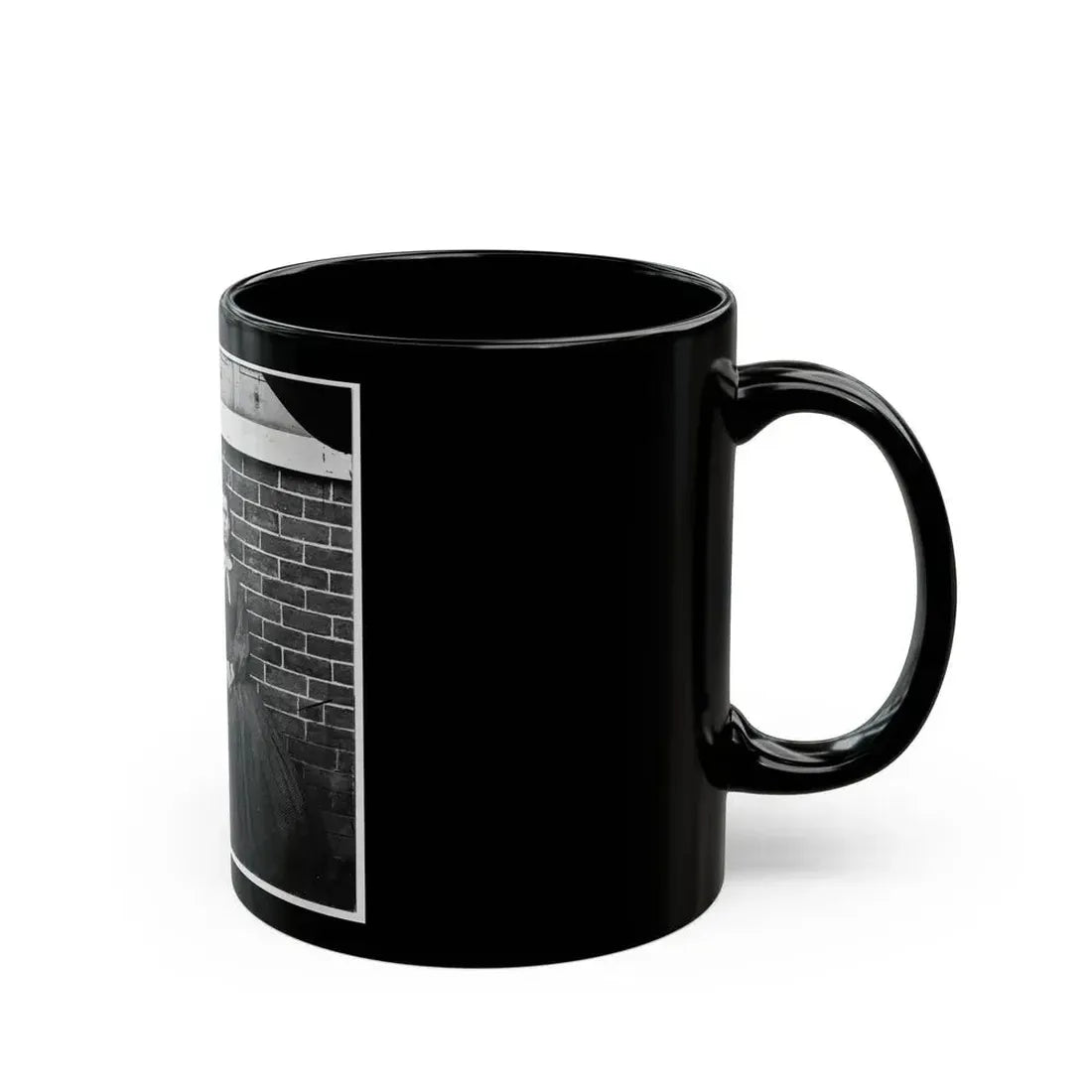 Aiken's Landing, Virginia (Vicinity). Young Girl At Aiken House (U.S. Civil War) Black Coffee Mug - Go Mug Yourself