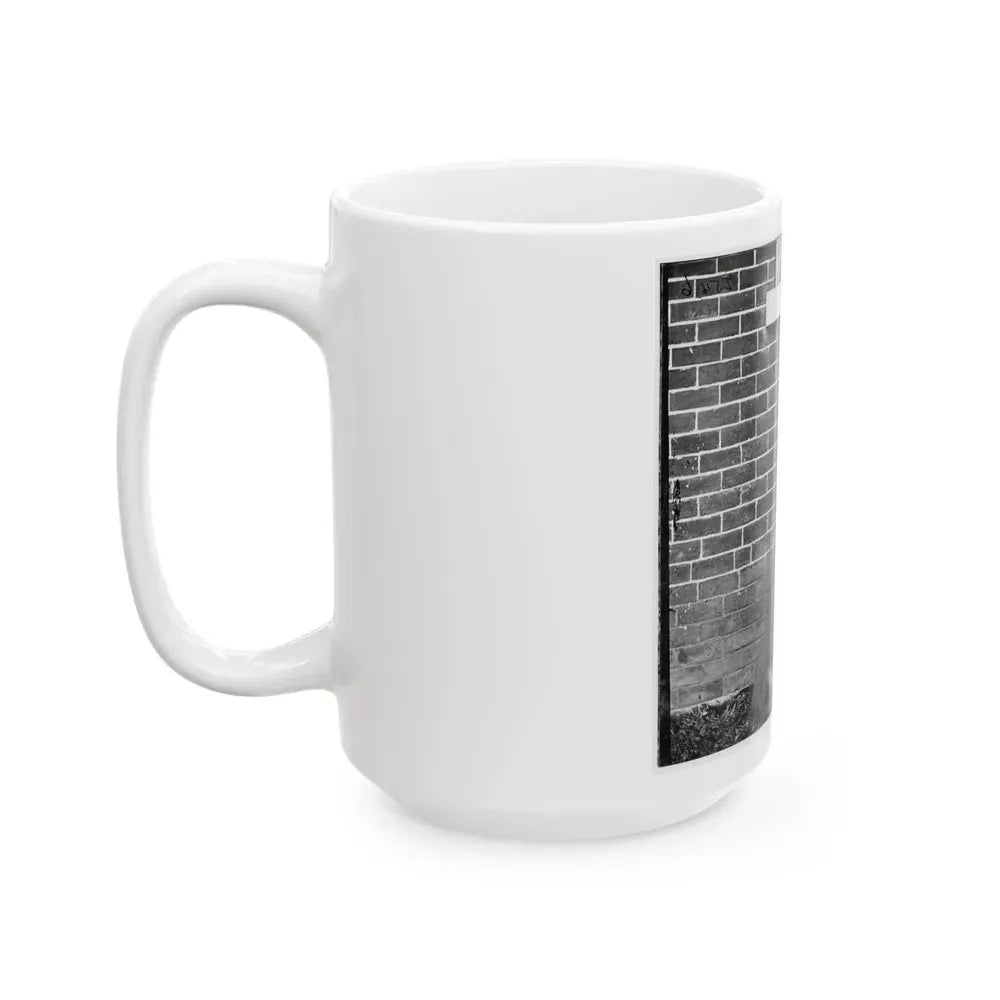 Aiken's Landing, Virginia (Vicinity). Young Girl At Aiken House (U.S. Civil War) White Coffee Mug - Go Mug Yourself